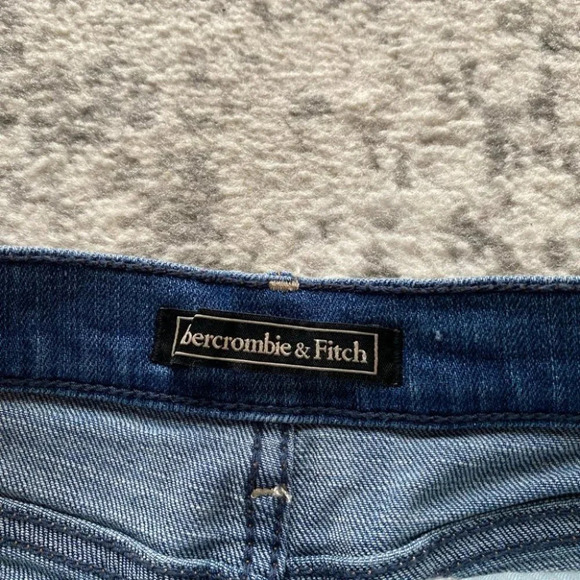 Abercrombie and Fitch denim shorts high rise button fly 26 - Picture 2 of 9